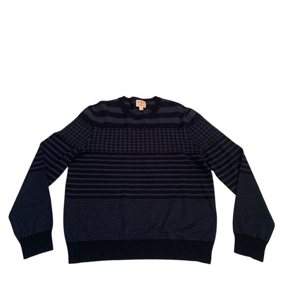 Brooks Brothers Red Fleece Men's Size L Wool Striped Pullover Knit Sweater - Picture 12 of 14